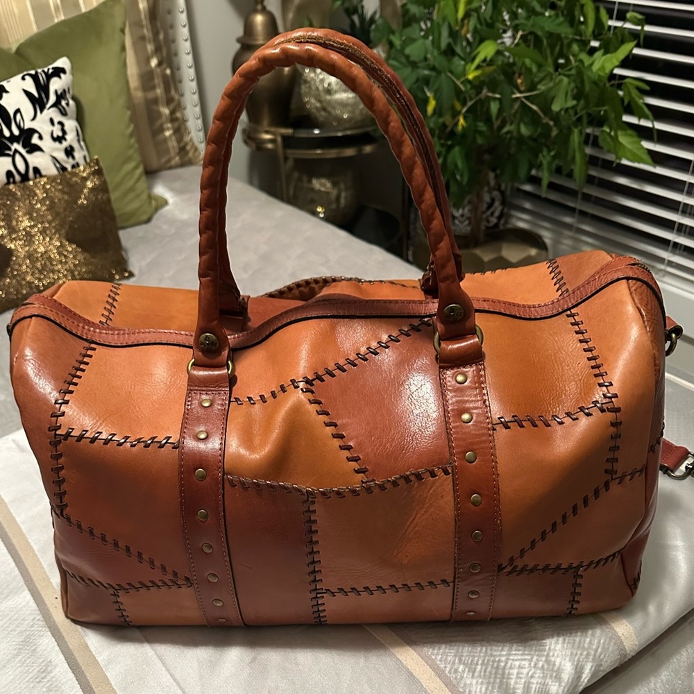 Patricia Nash Brown Leather Travel Bag 4 the chic traveler that has great taste